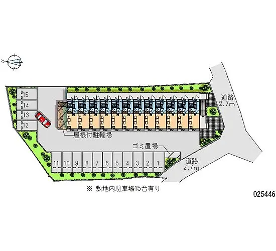 ★手数料０円★青梅市野上町　月極駐車場（LP）